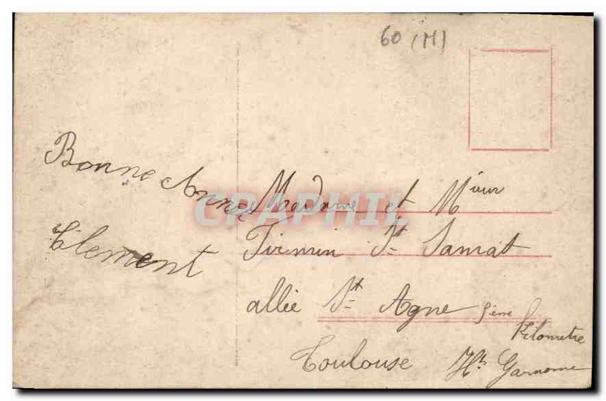 CPA Bonne Annee Enfant — Verso