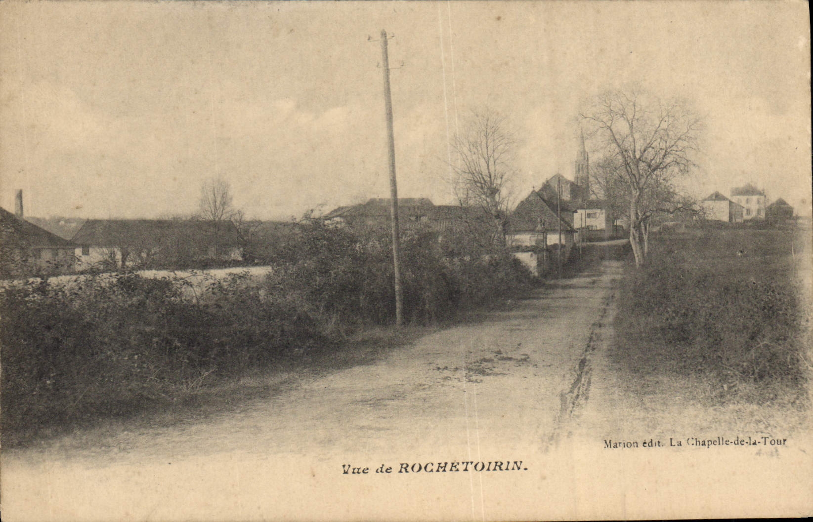 Vue de ROCHETOIRIN — La Chapelle-de-la-Tour — Marion édit.