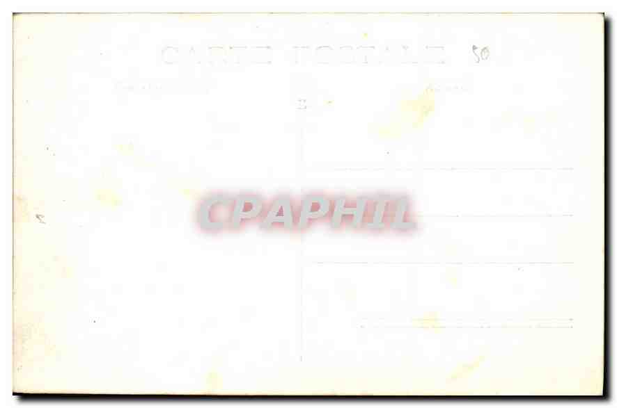 CARTE PHOTO Eglise — Rückseite