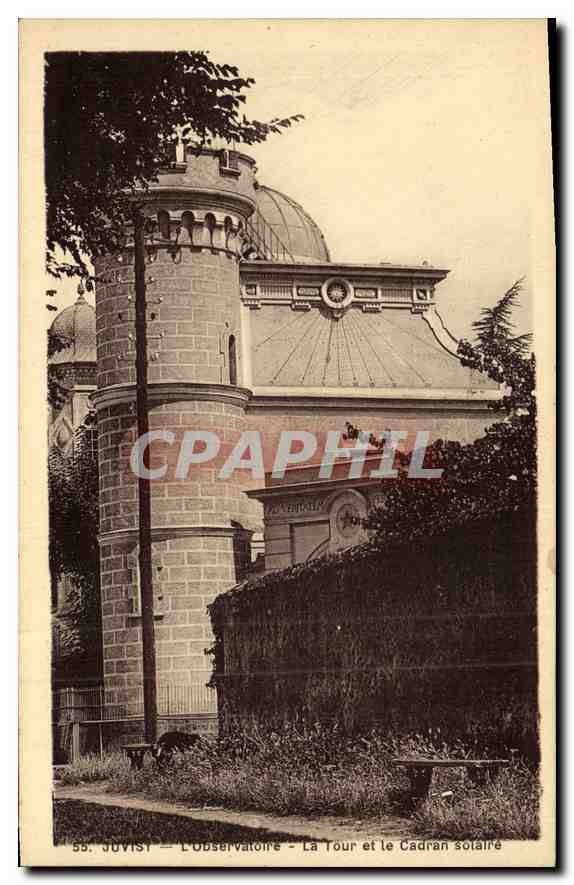 CPA Juvisy L'Observatoire la Tour et le Cadran Solaire 
