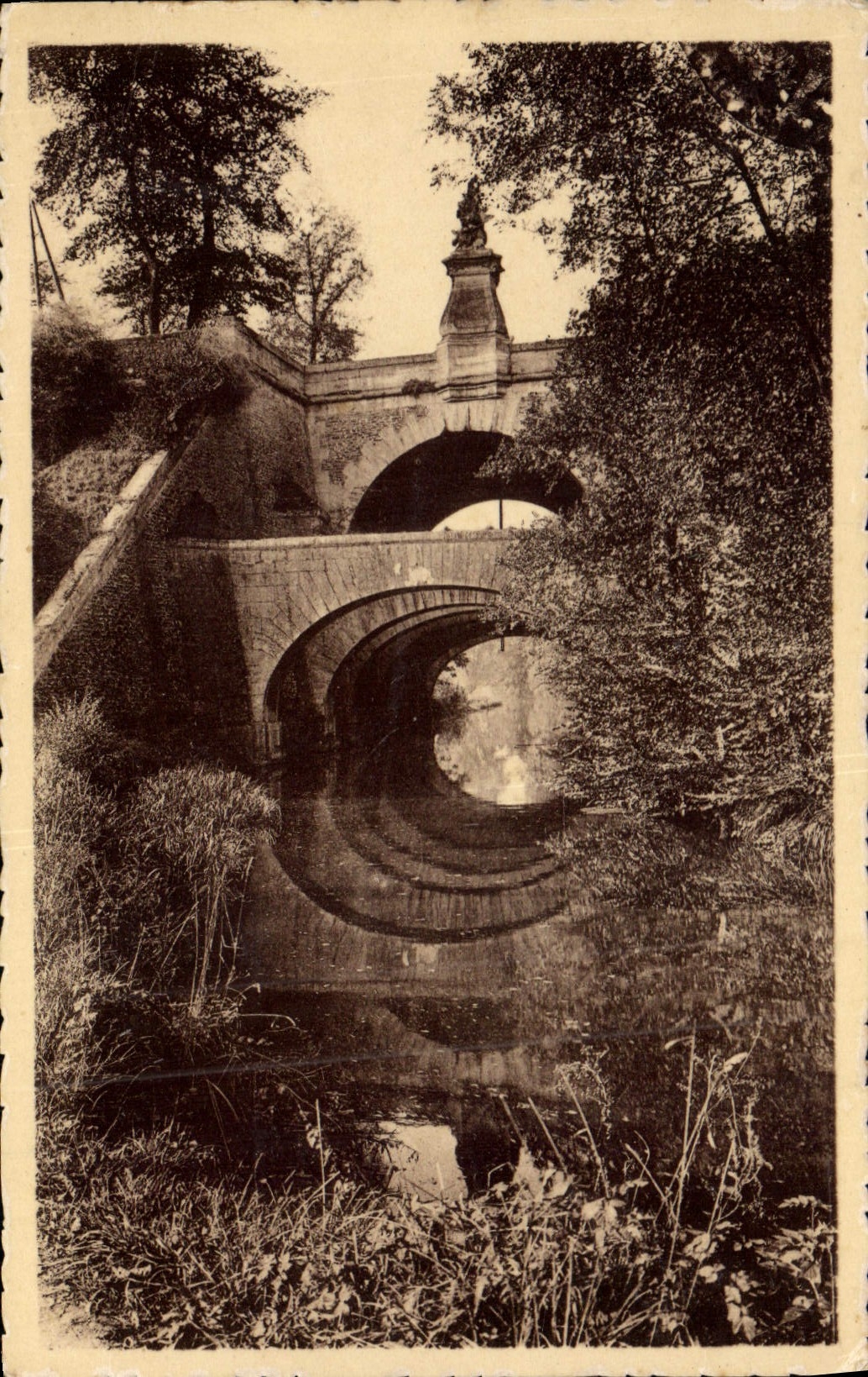 CPA Juvisy S et O Pont des Belles Fontaines 