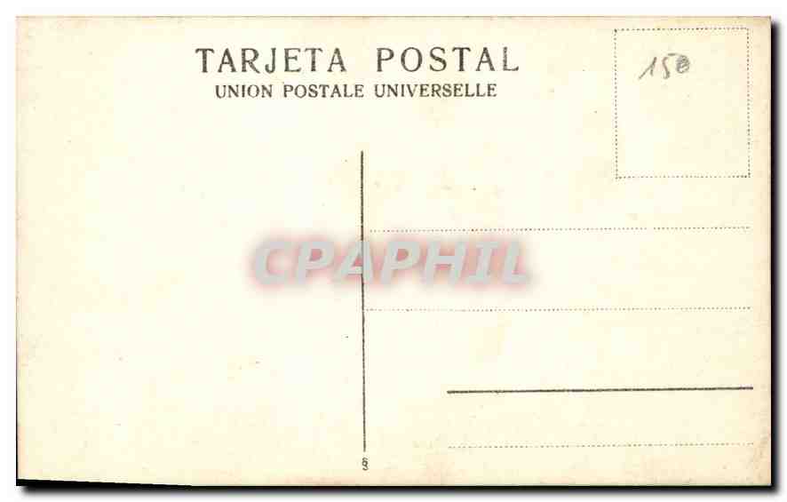 Famille — portrait studio — Union Postale Universelle, n° 150 — Back