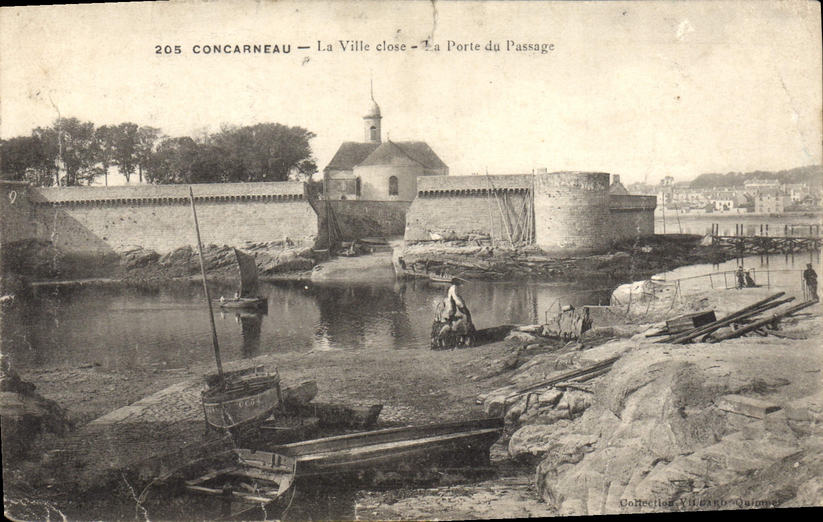 CPA Concarneau La Ville Close La Porte du Passage 