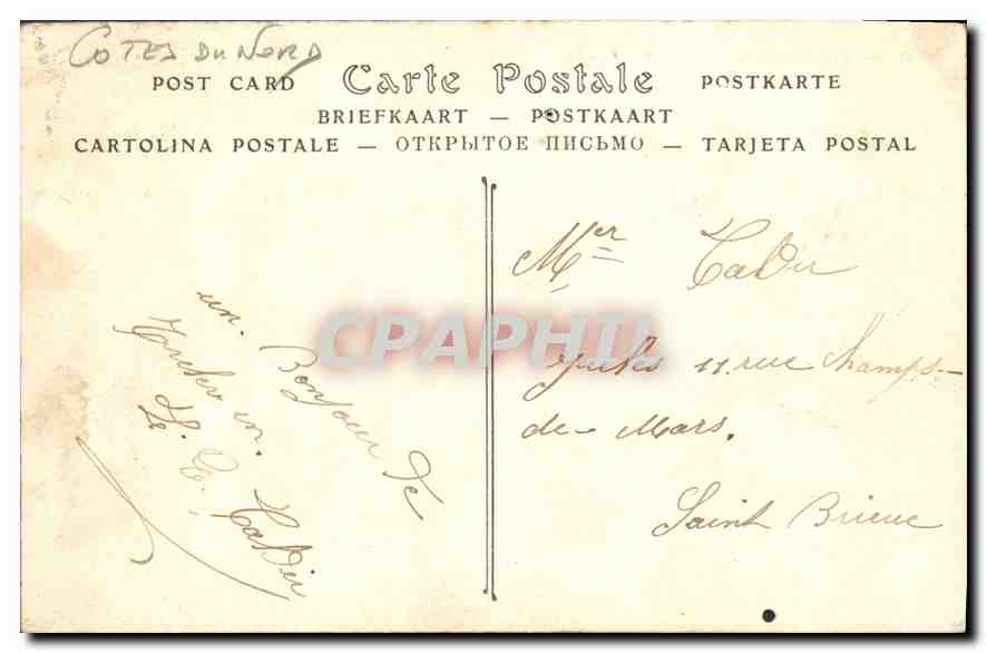 TREGASTEL (Côtes-du-Nord) — Vue générale sur Castel-Sainte-Anne et les Villes — CPAPHIL 509 — Verso