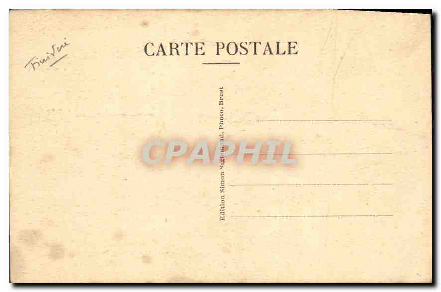 CPA Le Pont de Plougastel  — Rückseite