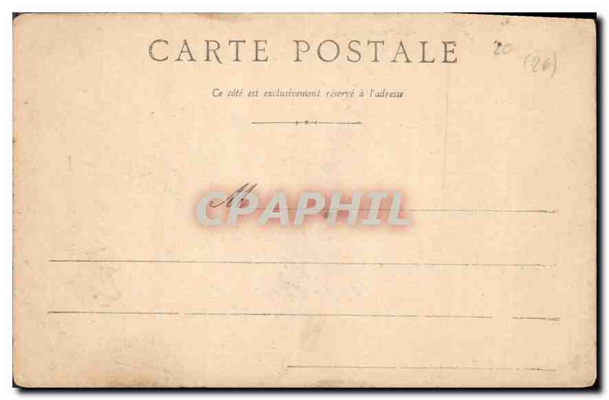 CPA S Ferreol le les Cascades  — Rückseite
