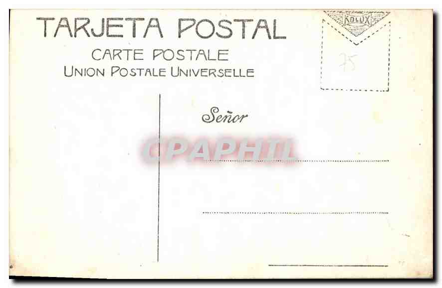CARTE PHOTO Enfant — Rückseite
