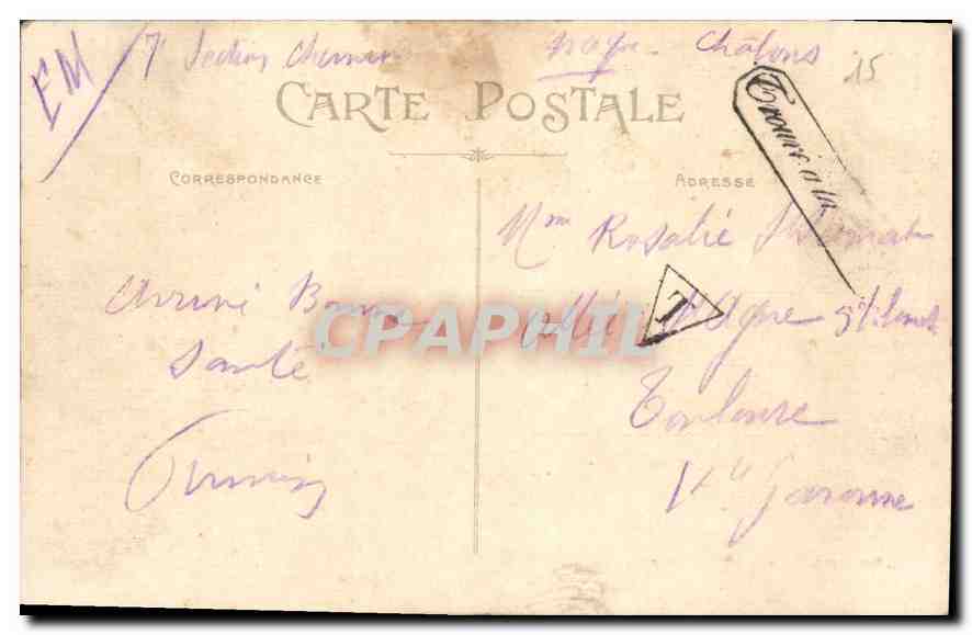 CPA Chalons sur Marne vue Generale  — Verso