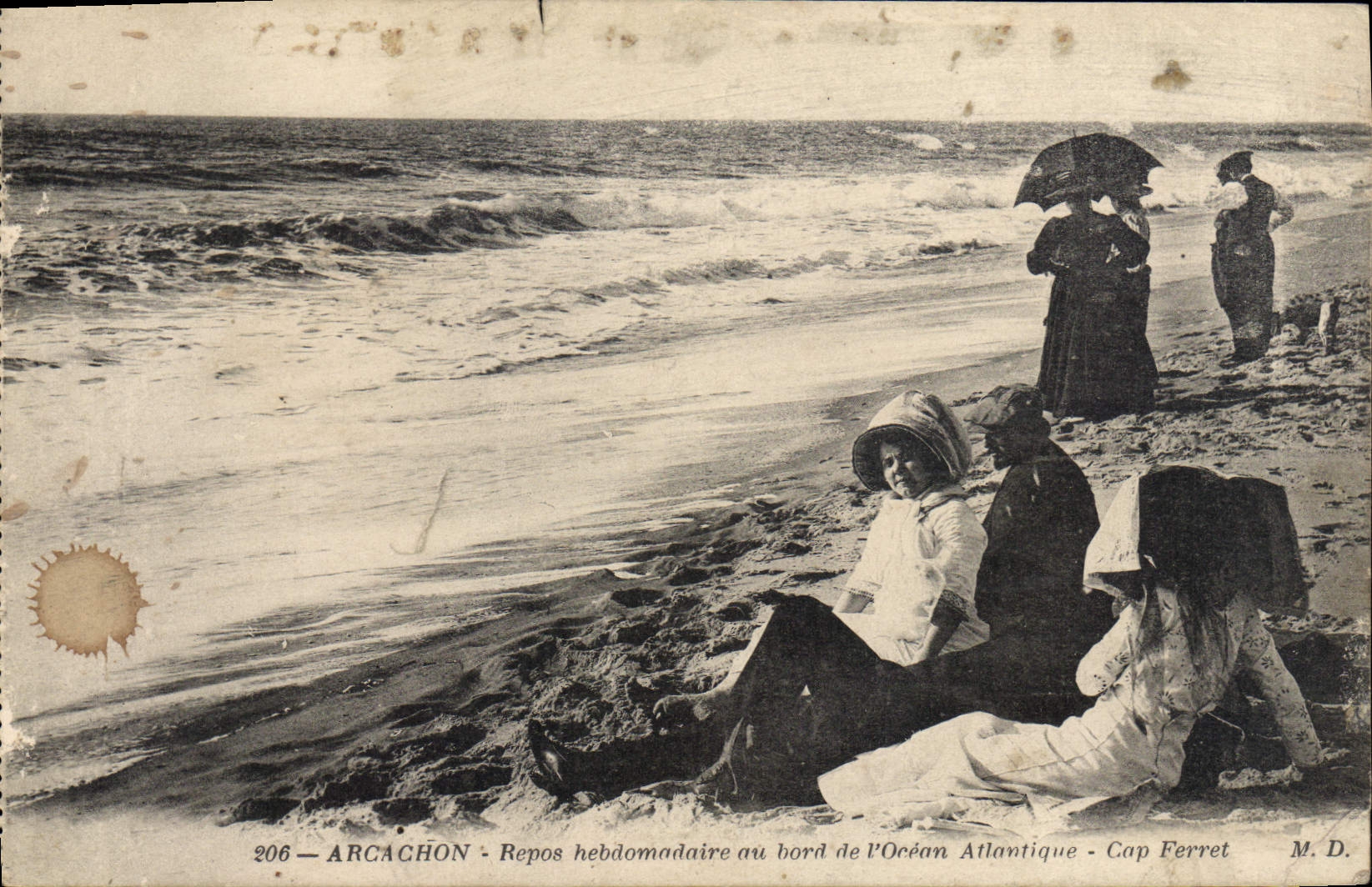 Arcachon — Repos hebdomadaire au bord de l'Océan Atlantique — Cap Ferret — M. D.