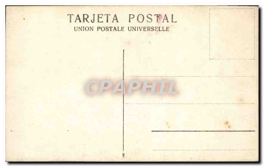 CARTE PHOTO Femme Famille — Verso