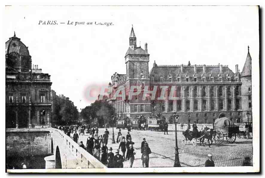 CPA Paris Le Pont au Change 