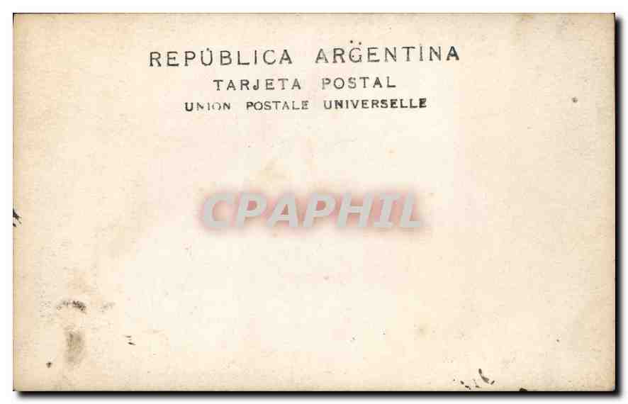 CARTE PHOTO Famille — Verso