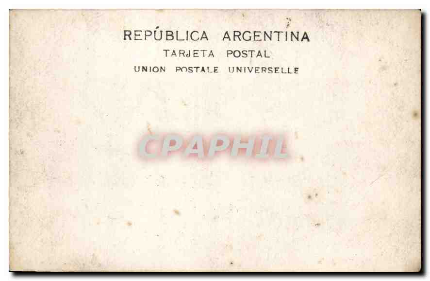 CARTE PHOTO Famille — Verso