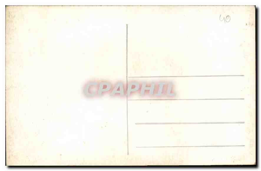 CARTE PHOTO Famille Guitare — Verso