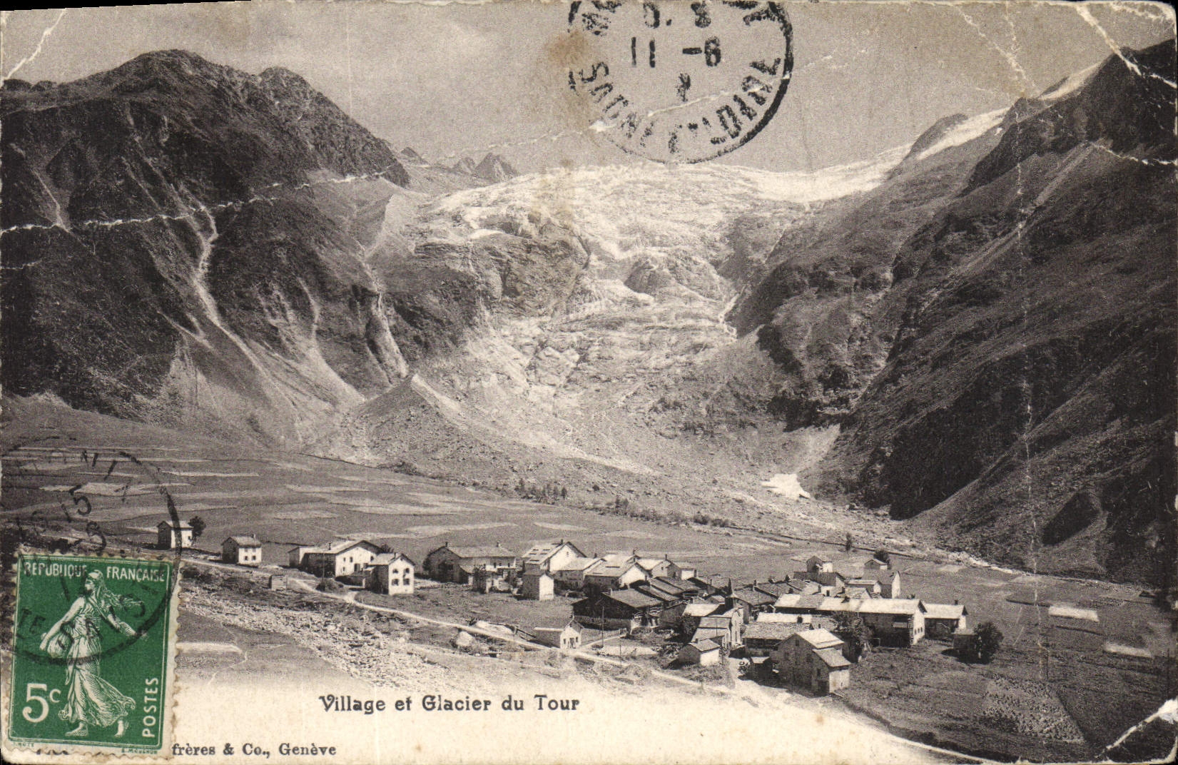 CPA Village et Glacier du Tour 