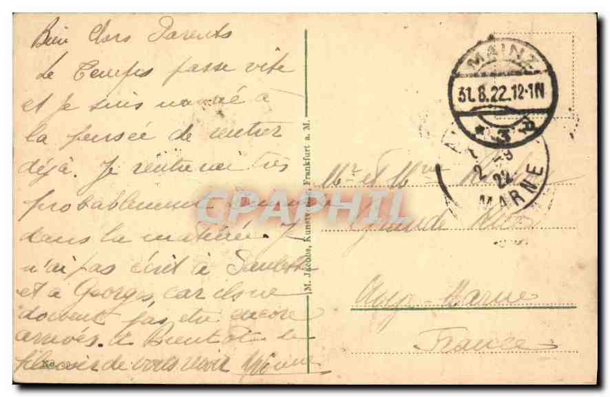 CPA Grober Feldberg i c Brunhildisfelsen Siegfried Andet Brunhilde Schlafend  — Rückseite