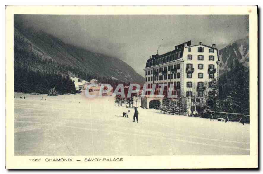 CPA Chamonix Savoy Palace 