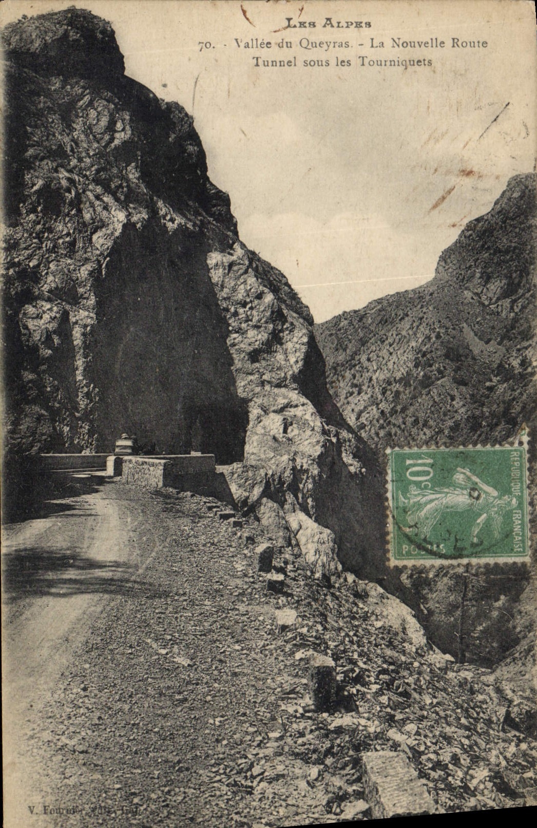 Vallée du Queyras - Tunnel sous les Tourniquets — Les Alpes — V. Fournier, n°70