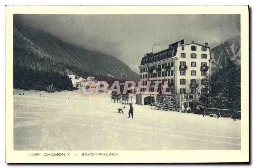 CPA Chamonix Savoy Palace 
