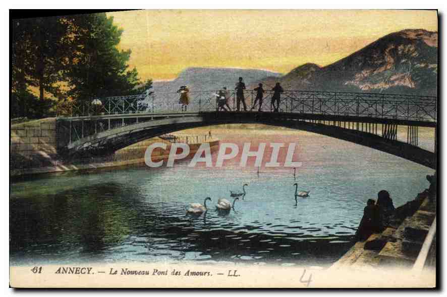 CPA Annecy Le Nouveau Pont des Amours 