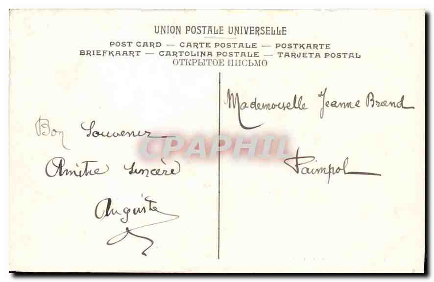 CPA JP Laurens L'Excommunication de Robert le Pieux Musee du Luxembourg  — Rückseite