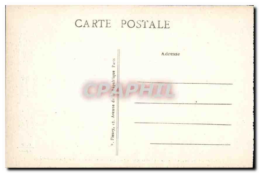 CPA Le Jardin Escaller des Martyrs C'est la que le plus grand nombre de pretres furent massacres  — Verso