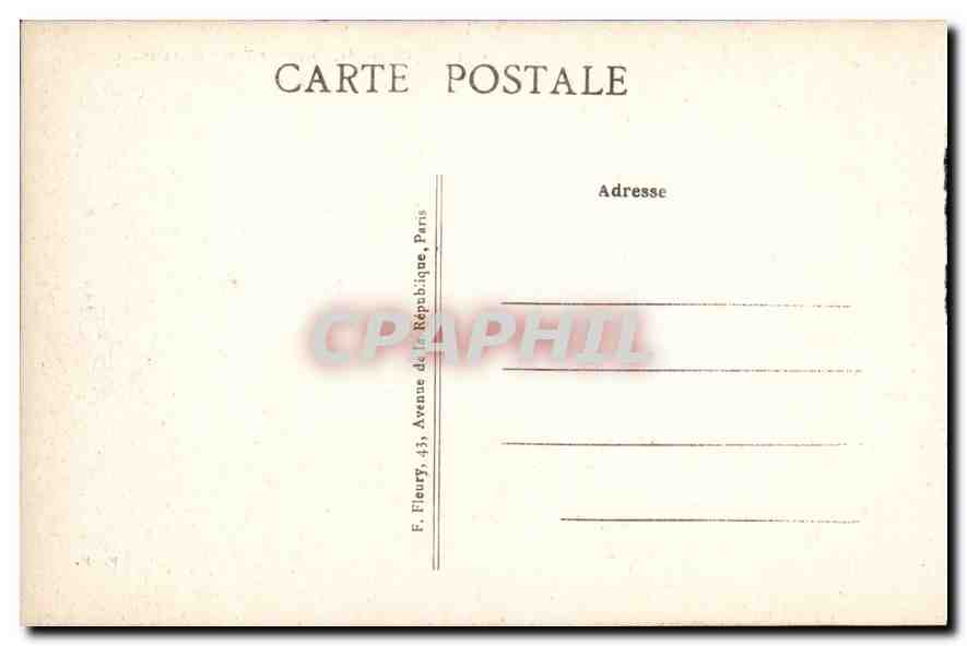 CPA La Crypte Autel et Tombeau d'Ozanam  — Rückseite