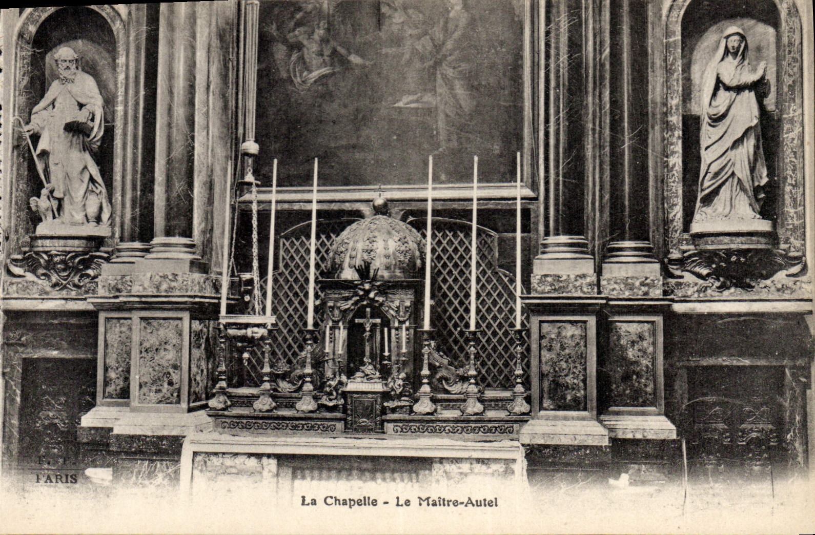 CPA La Chapelle Le Maitre Autel 