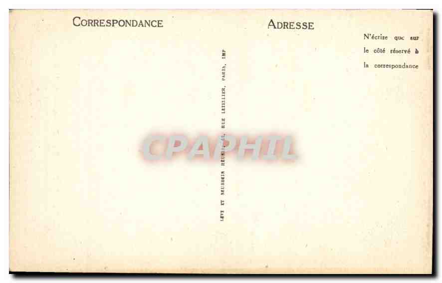CPA Vezelay Basilique de la Madeleine Un aigle — Rückseite