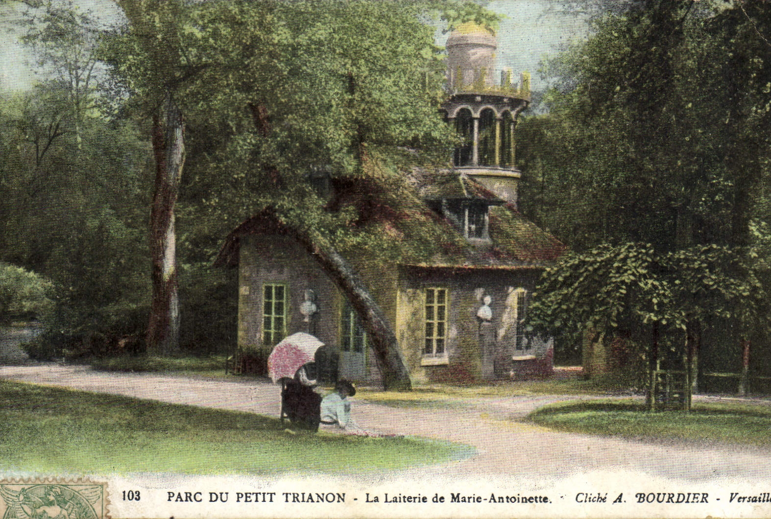 Parc du Petit Trianon - La Laiterie de Marie-Antoinette — Cliché A. BOURDIER - Versailles