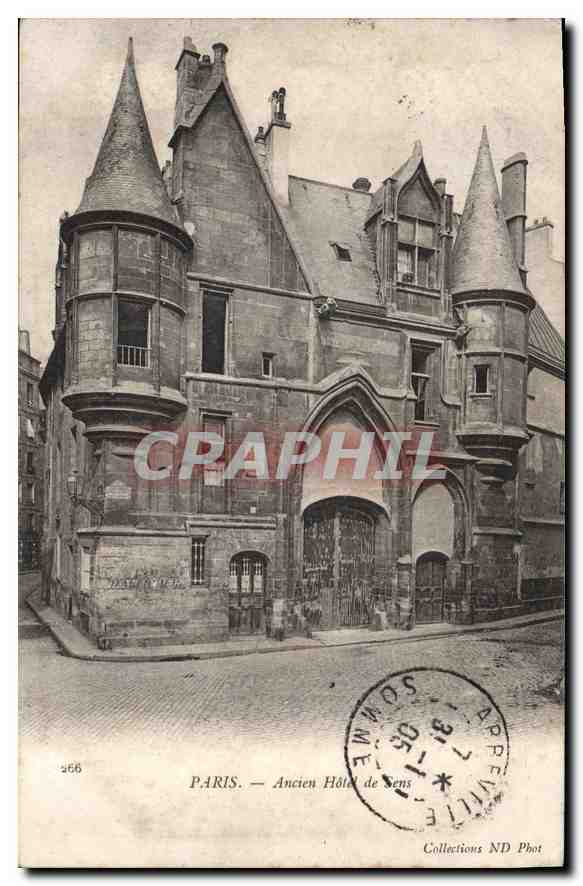 CPA Paris Ancien Hotel de Sens 