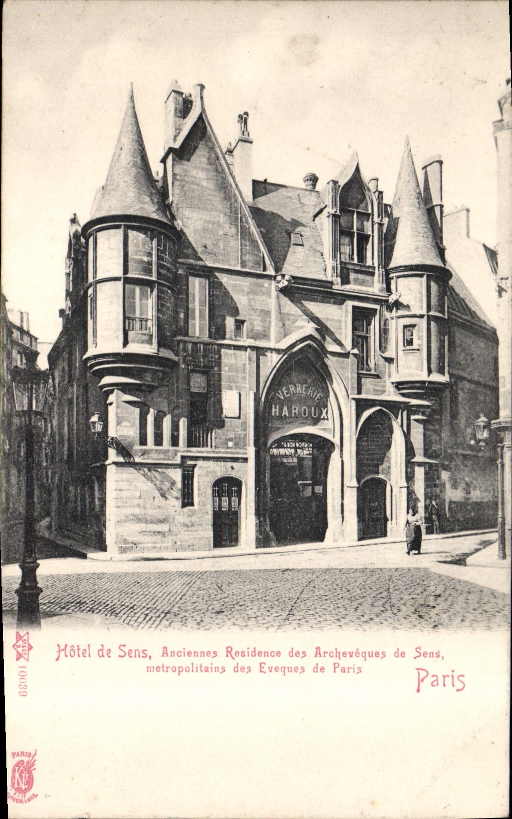 CPA Hotel de Sens Anciennes Residence des Archeveques de Sens Metropolitains des Eveques de Paris 