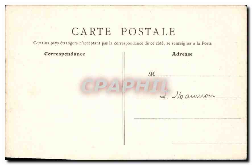 CPA Abbeville Le Cimetiere et la Chapelle  — Rückseite
