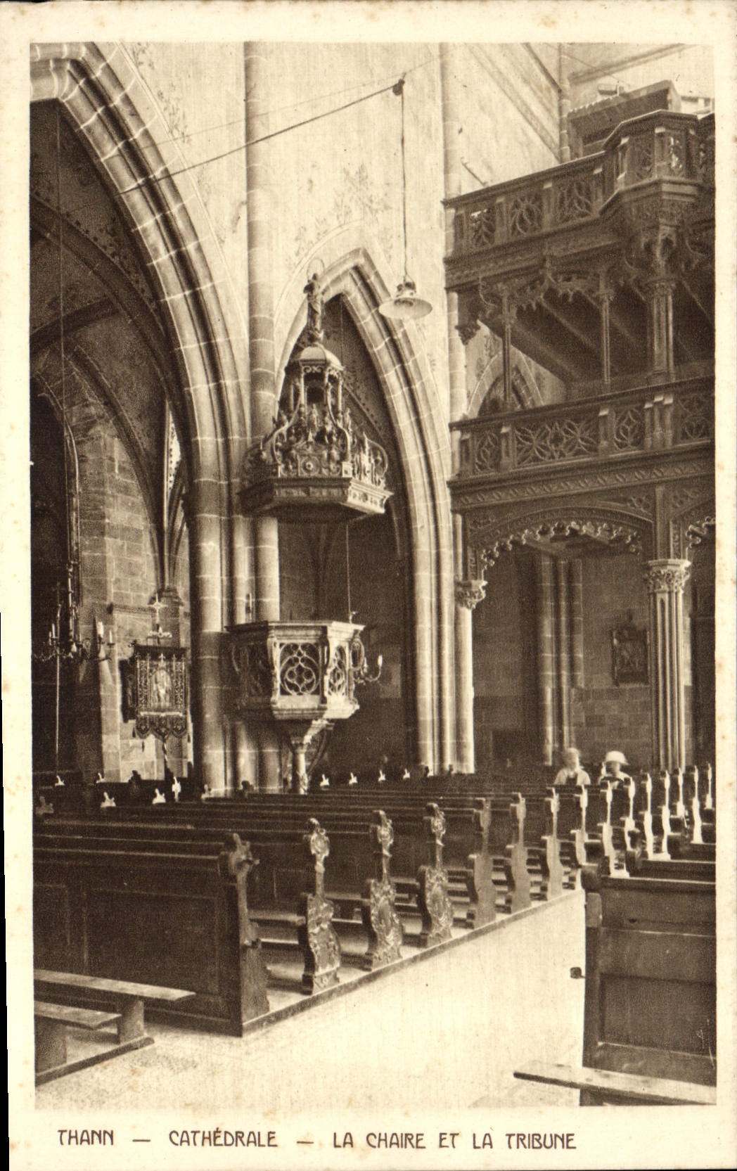 CPA Thann Cathedrale La Chaire et la Tribune 