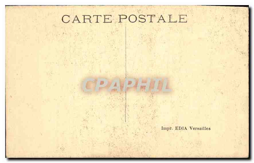 CPA Parc de Versailles Les Bains d'Apollon  — Rückseite