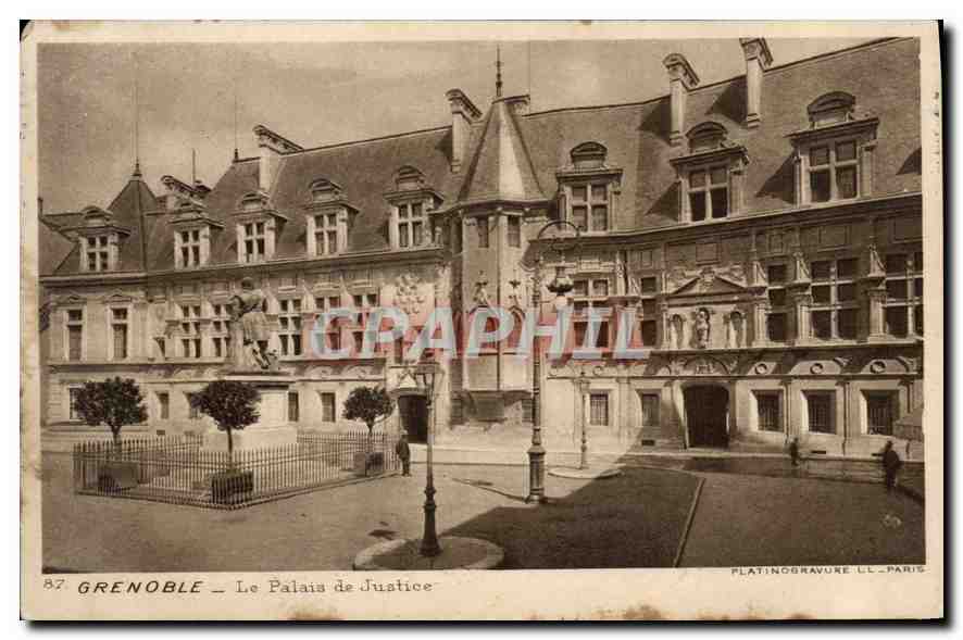 CPA Grenoble Le Palais de Justice 