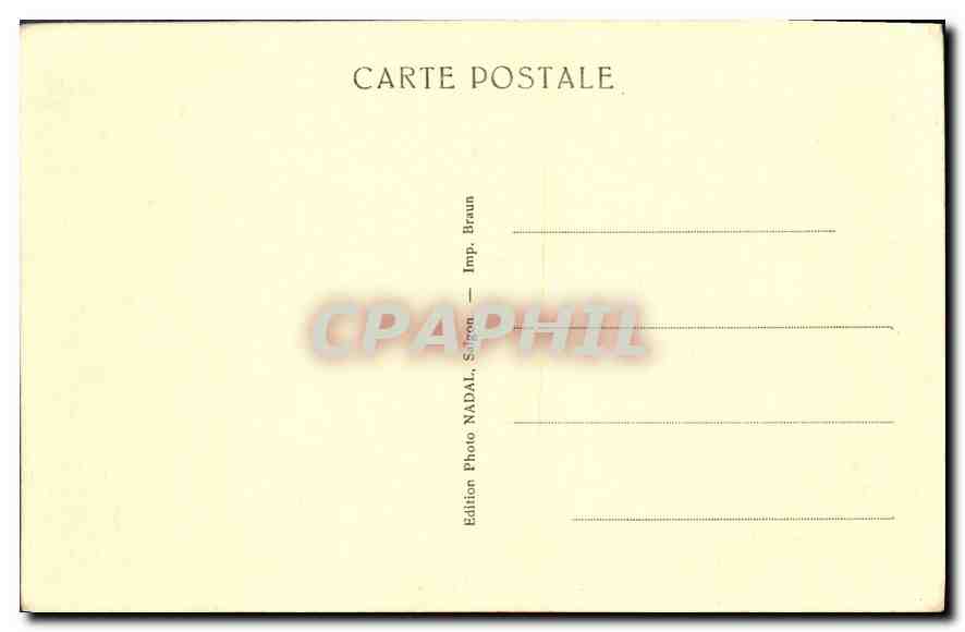 CPA Buffle Domestique  — Rückseite