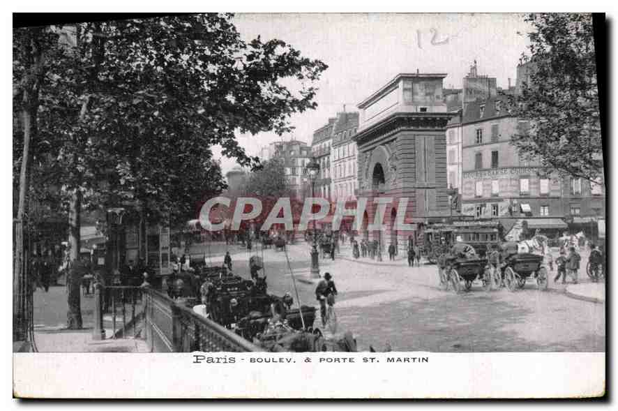 CPA Paris Boulev Porte St Martin 
