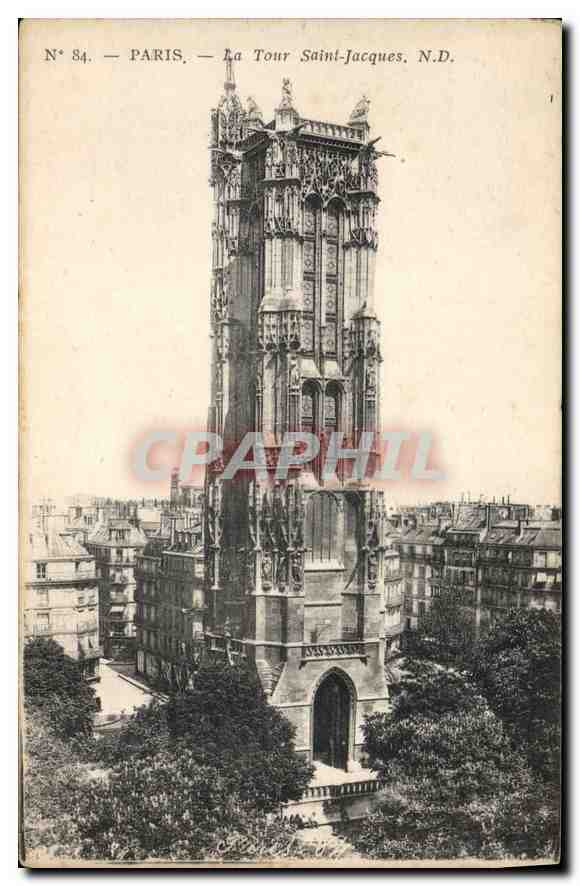 CPA Paris La Tour Saint Jacques 