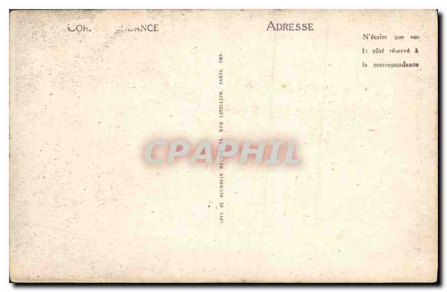 CPA Paris La Tour Saint Jacques  — Rückseite