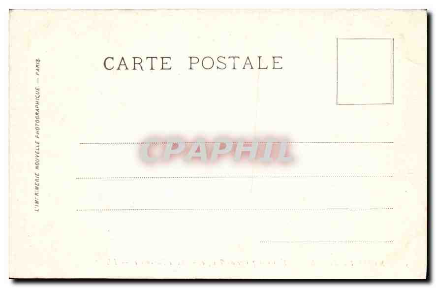 CPA Musee du Louvre La Croix Portee au Temple Ecole Florentine  — Rückseite