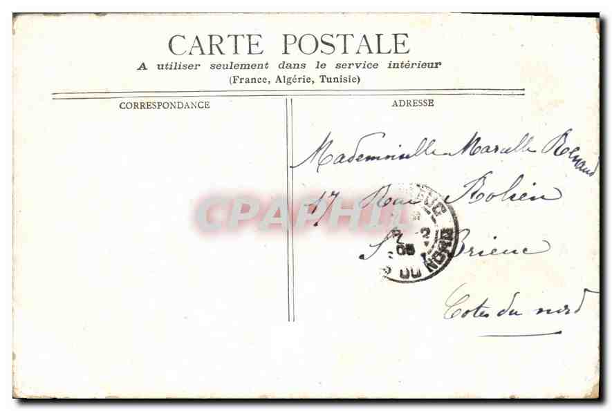 CPA Paris La Trinite  — Verso