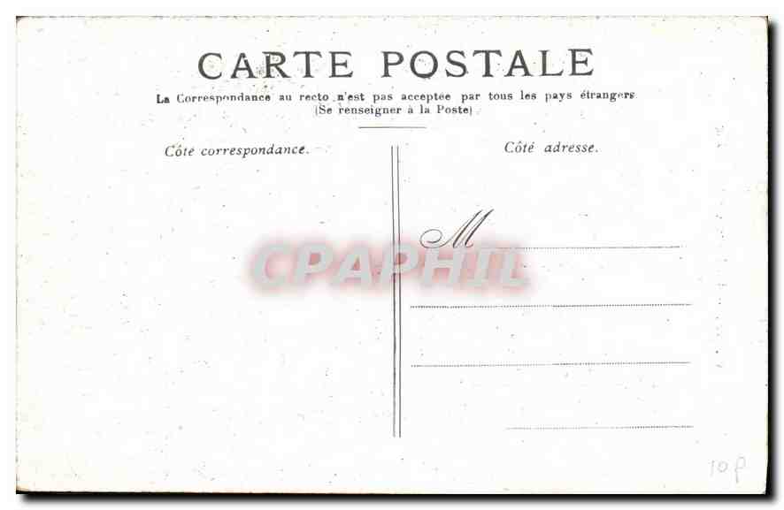 CPA Paris La Place de la Bastille  — Verso
