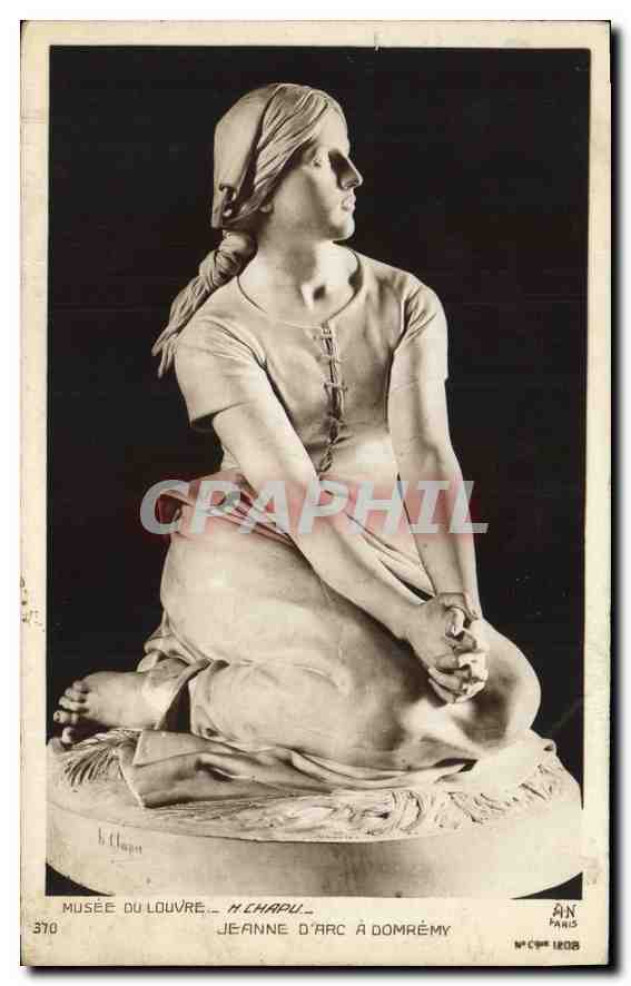 CPA Musee du Louvre H Chapu Jeanne d'Arc Domremy 