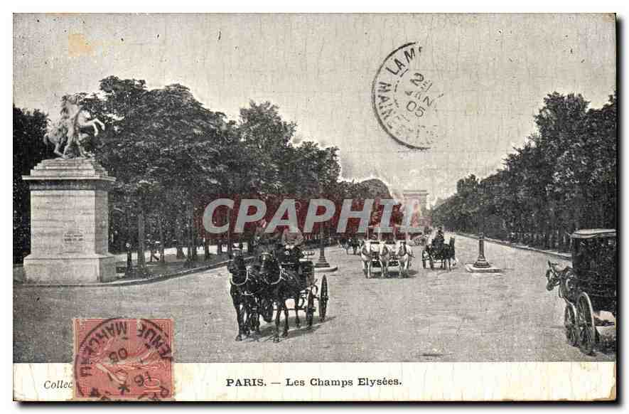 CPA Paris Les Champs Elysees 
