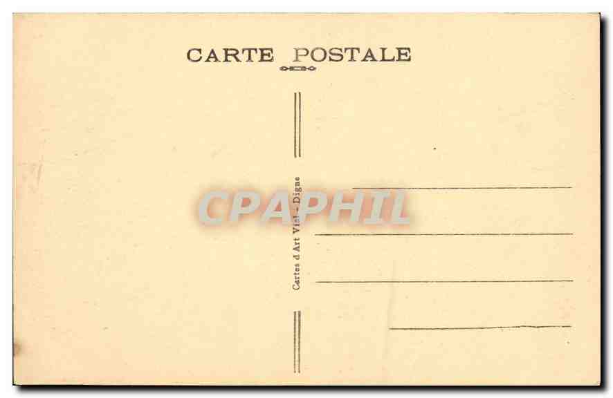 CPA Digne les Bains BA Vallee des Bains Thermaux  — Rückseite