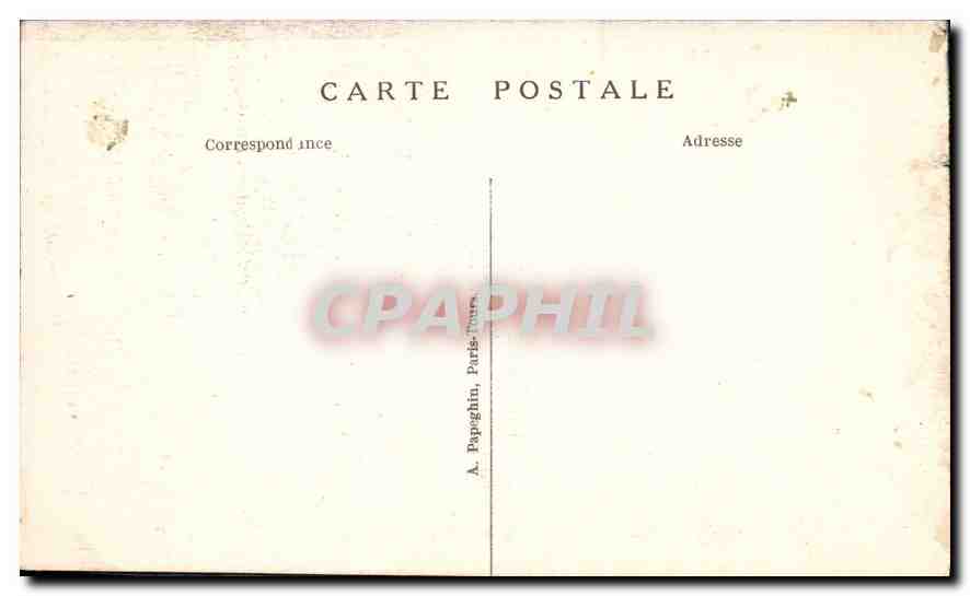 CPA Paris Musee du Louvre A Watteau L'embarquement pour Cythere  — Rückseite