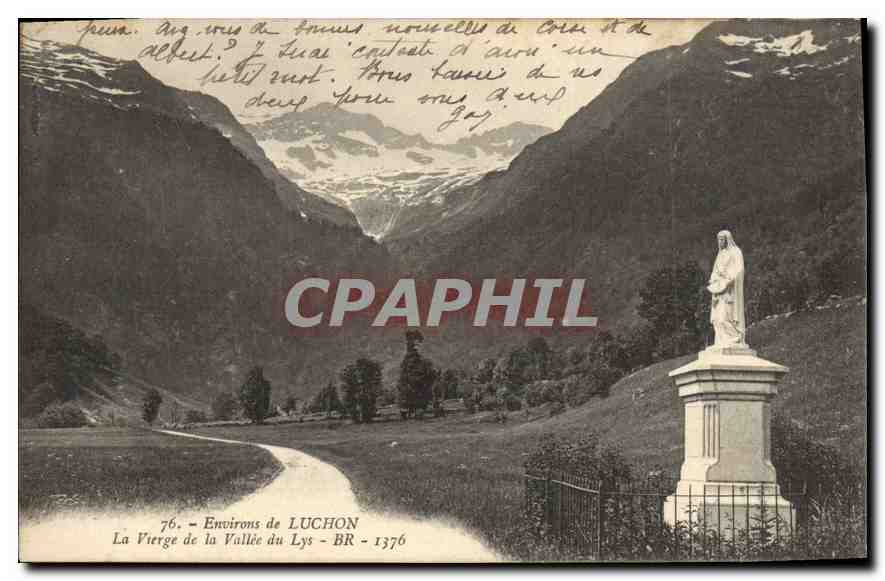 CPA Environs de Luchon La Vierge de la Vallee du Lys 