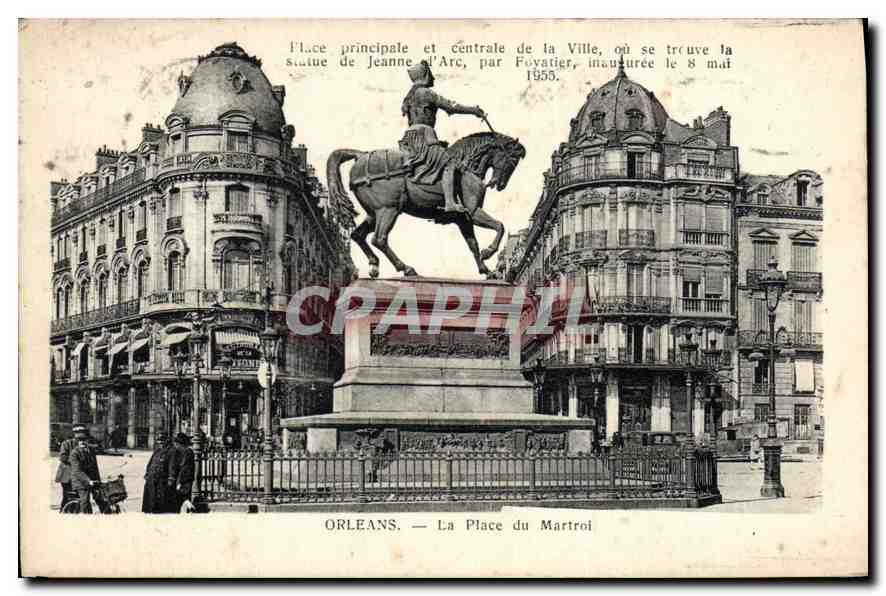 CPA Orleans La Place du Martroi 
