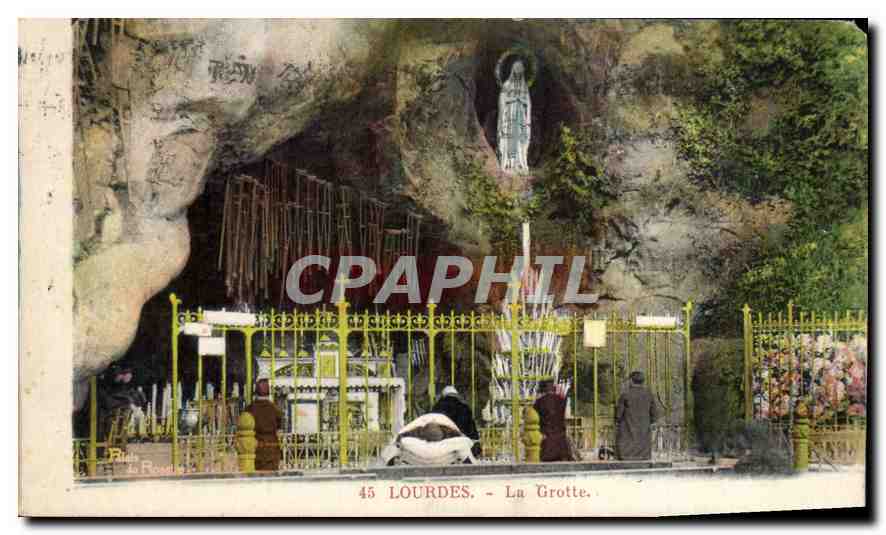 CPA Lourdes La Grotte 